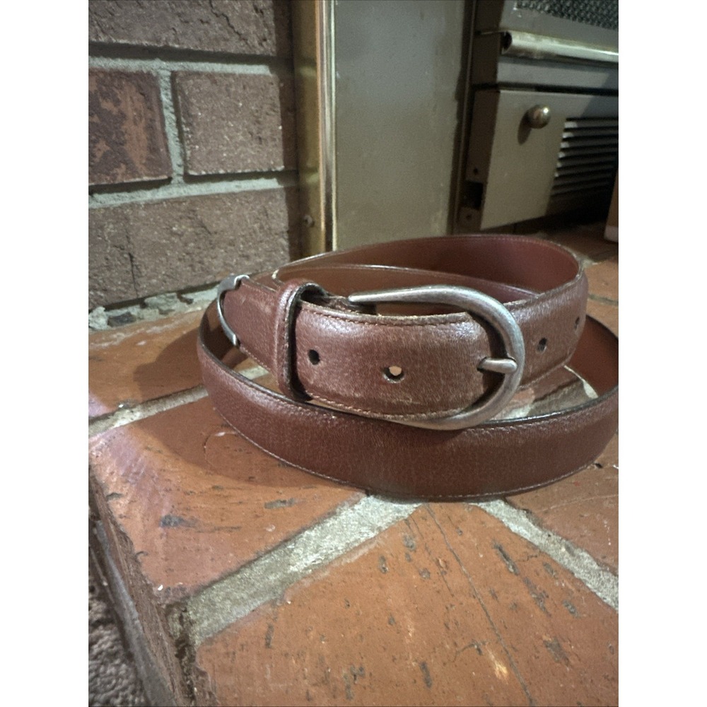 Coach Brown #5930 Belt Vintage Buckle Men's Size 40